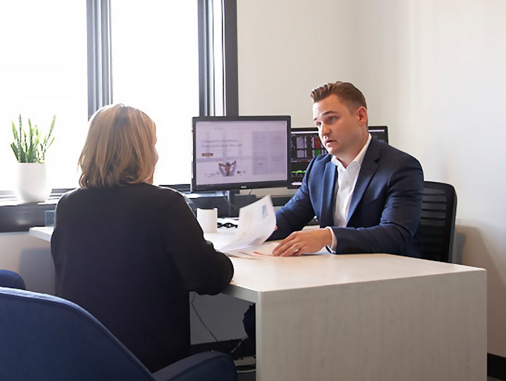 ben from Qopia speaking with a client