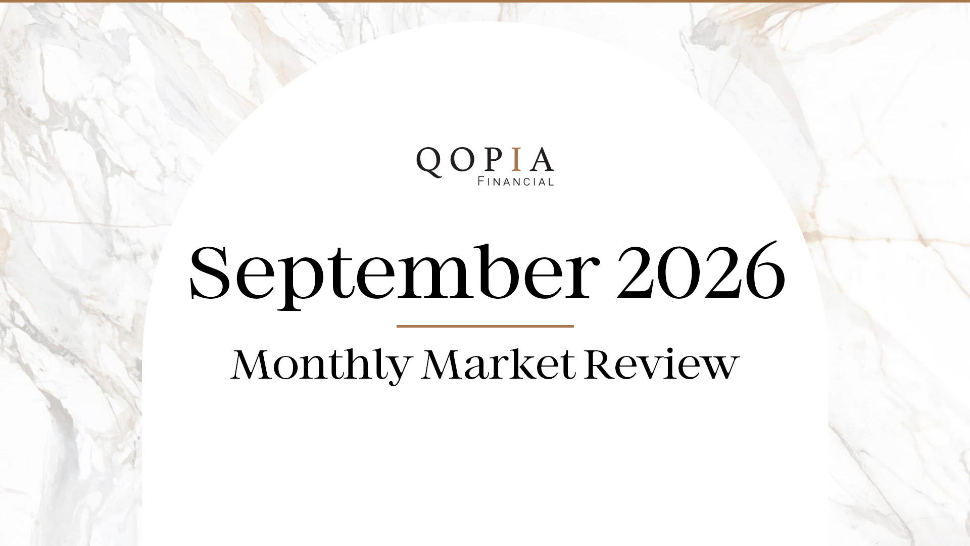 September 2026 Market Review cover photo